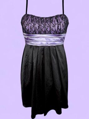 B Wear by Byer California black & purple formal party dress